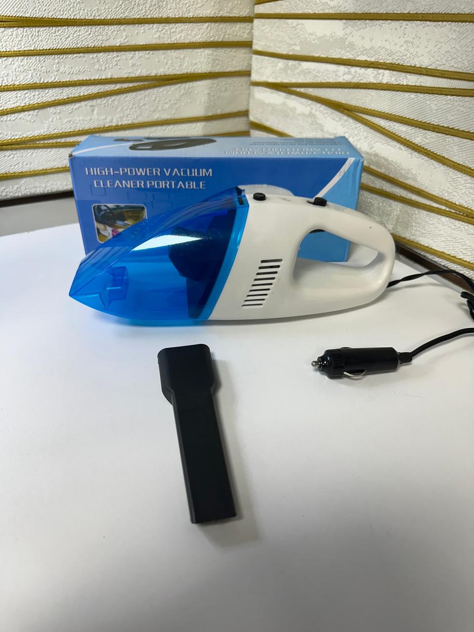 Aspiradora Portátil para Auto 12V - Succión Potente y Cable Extra Largo