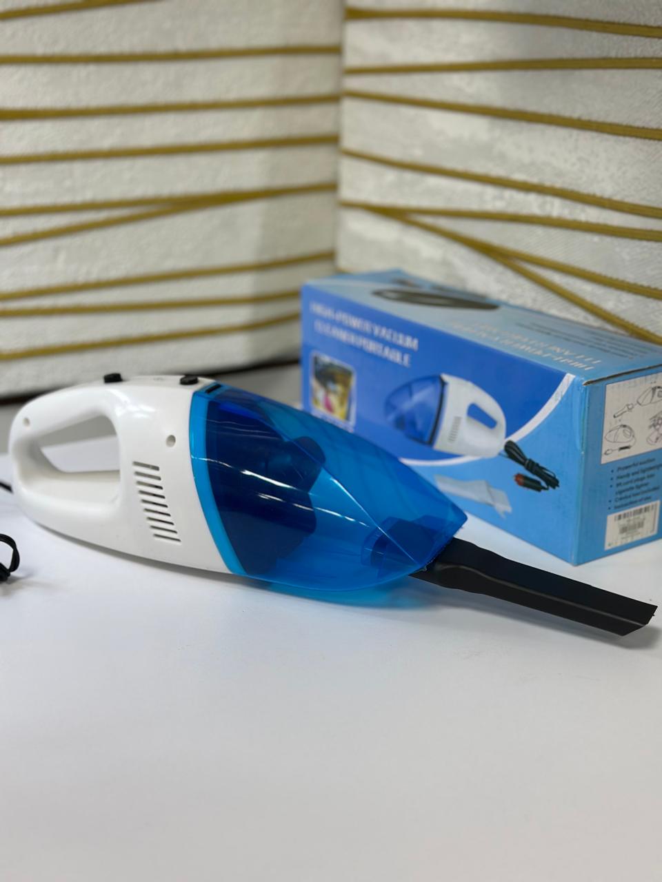Aspiradora Portátil para Auto 12V - Succión Potente y Cable Extra Largo