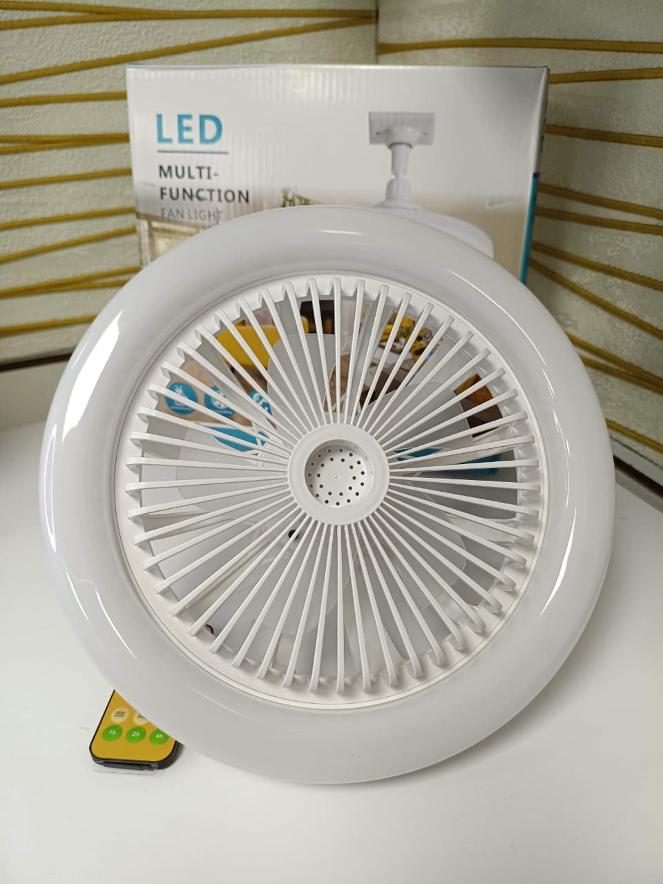 Foco Ventilador LED Anillo con Control Ajustable