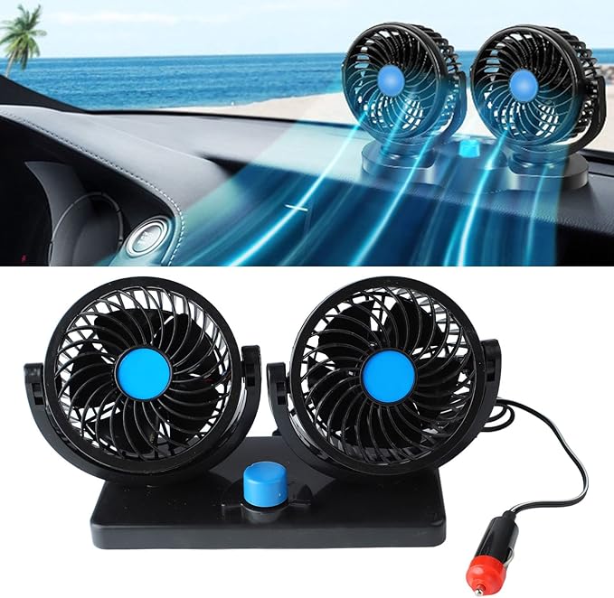 Ventilador de Carro con Rotación 360°